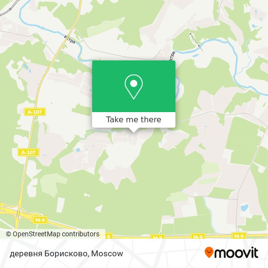 деревня Борисково map