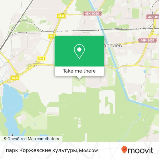 парк Коржевские культуры map