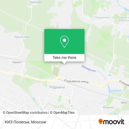 КИЗ Полесье map