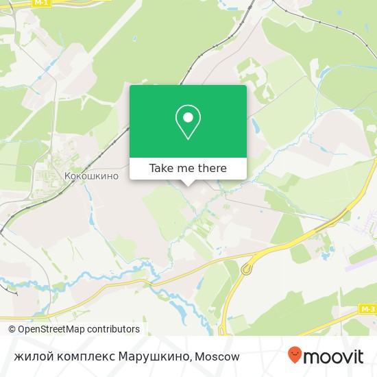 жилой комплекс Марушкино map