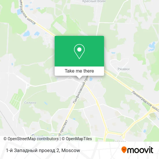 1-й Западный проезд 2 map