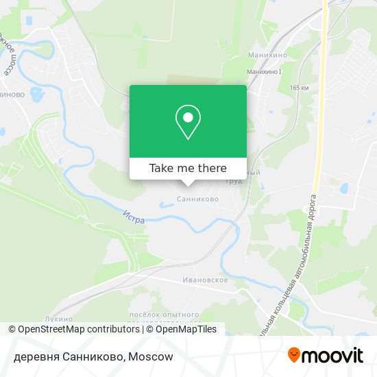 деревня Санниково map