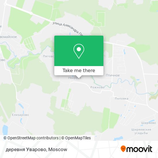 деревня Уварово map