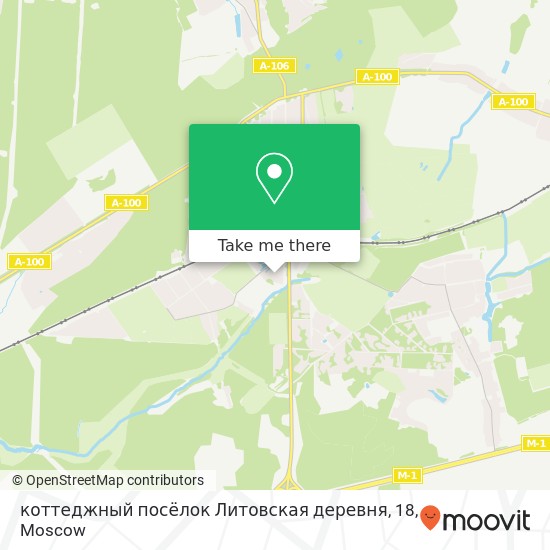 коттеджный посёлок Литовская деревня, 18 map