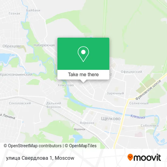 улица Свердлова 1 map