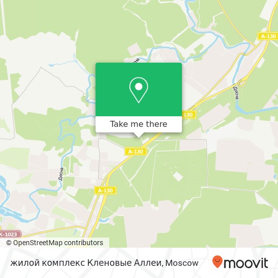 жилой комплекс Кленовые Аллеи map