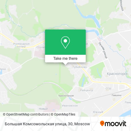 Большая Комсомольская улица, 30 map