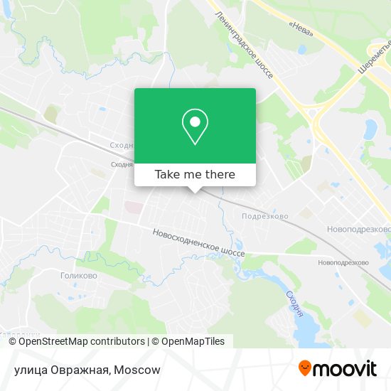 улица Овражная map