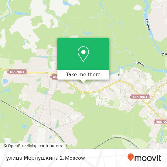улица Мерлушкина 2 map