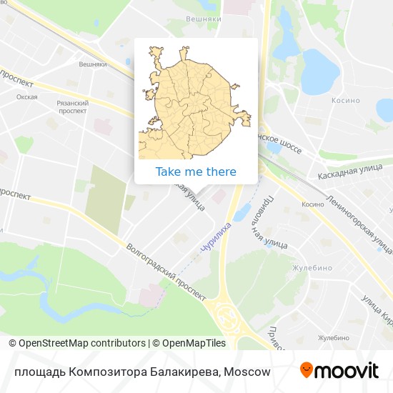 площадь Композитора Балакирева map