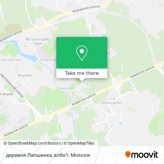 деревня Лапшинка, вл8к1 map