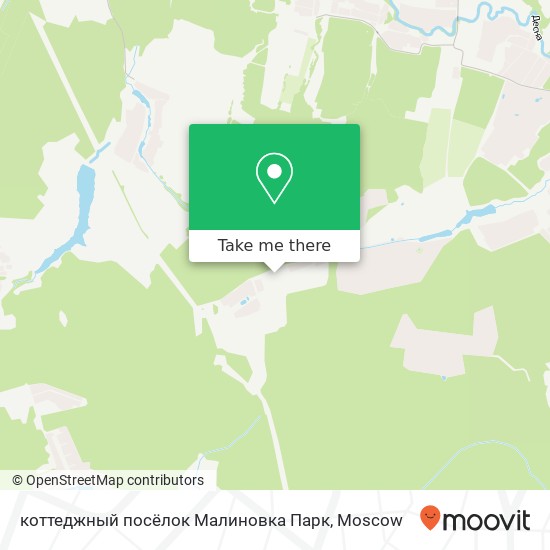 коттеджный посёлок Малиновка Парк map