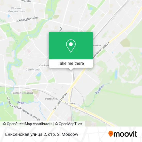 Енисейская улица 2, стр. 2 map