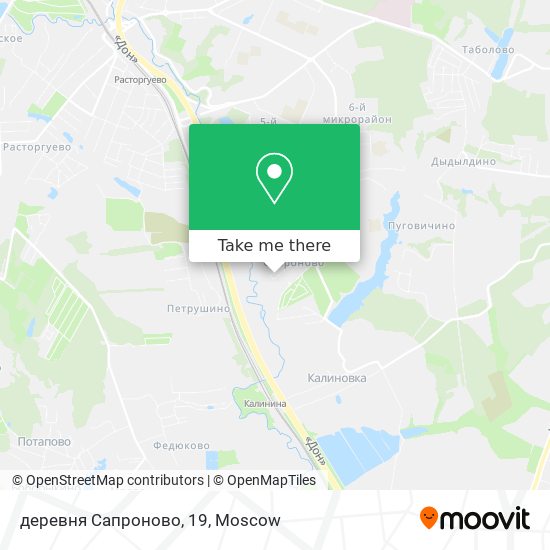 деревня Сапроново, 19 map