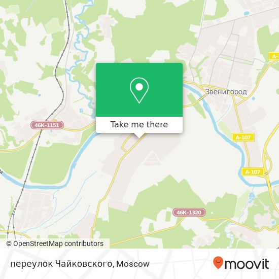 переулок Чайковского map