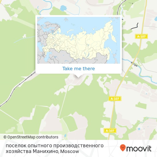 поселок опытного производственного хозяйства Манихино map