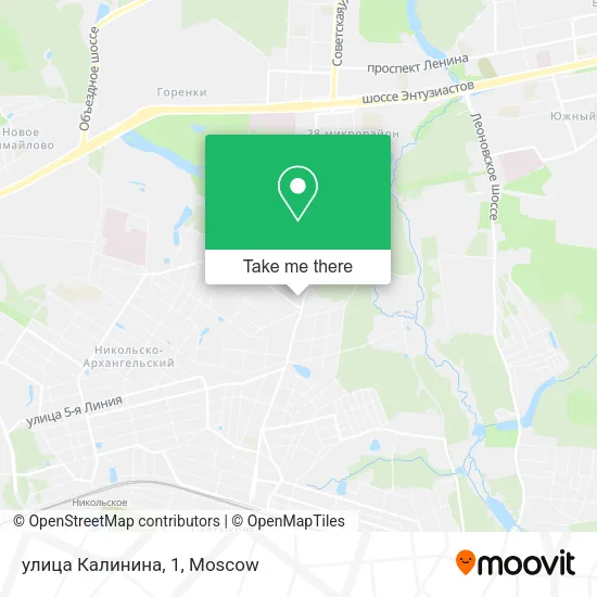 улица Калинина, 1 map