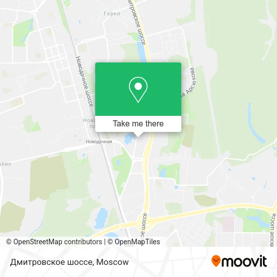 Дмитровское шоссе map