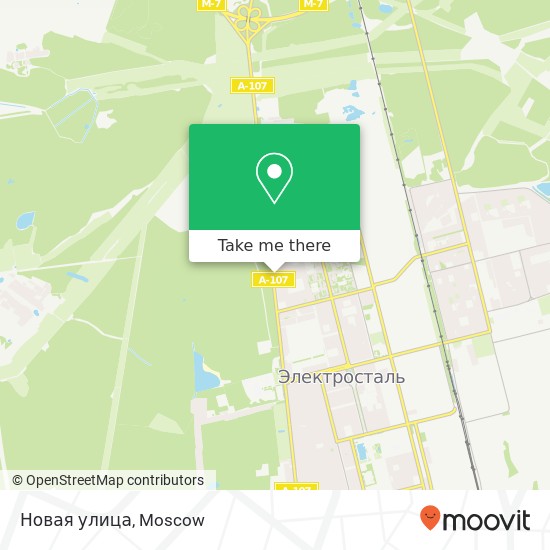 Новая улица map