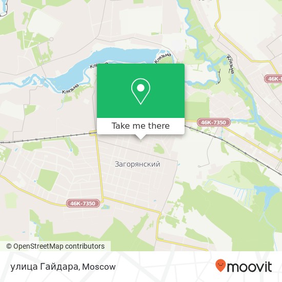 улица Гайдара map