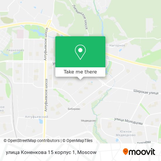 улица Коненкова 15 корпус 1 map