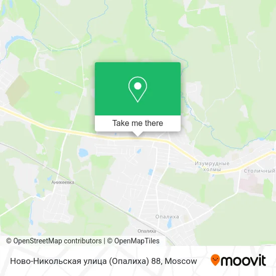 Ново-Никольская улица (Опалиха) 88 map