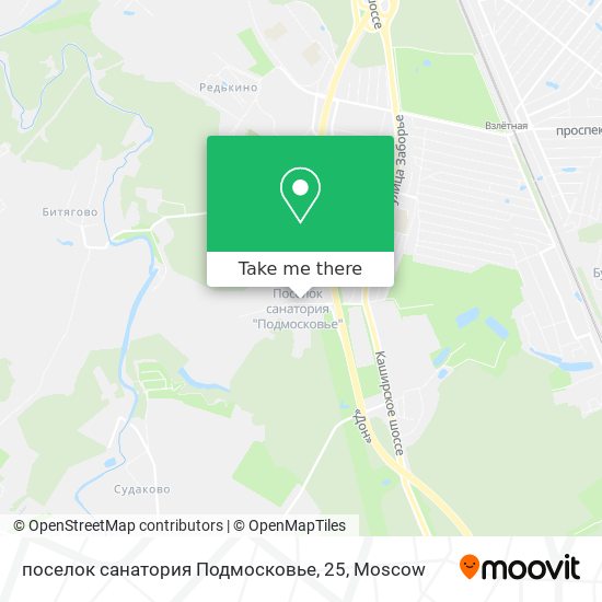 поселок санатория Подмосковье, 25 map