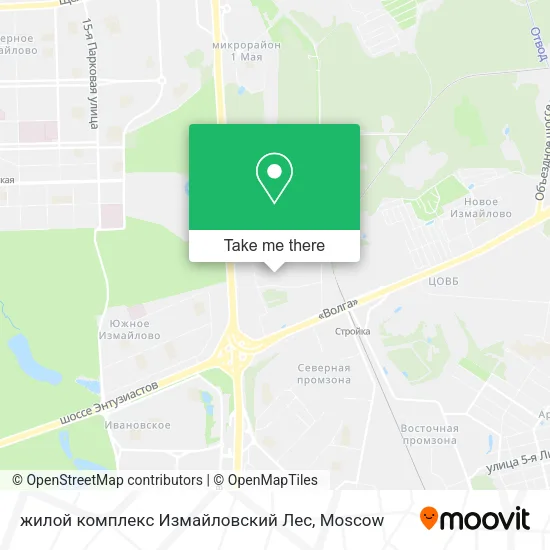 жилой комплекс Измайловский Лес map