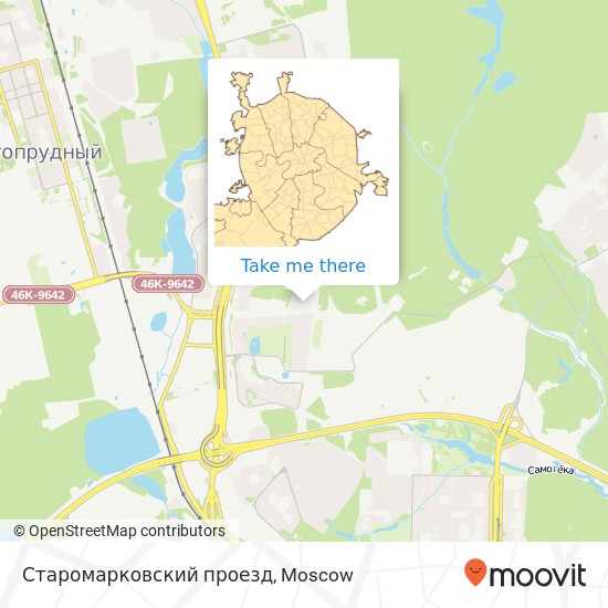 Старомарковский проезд map
