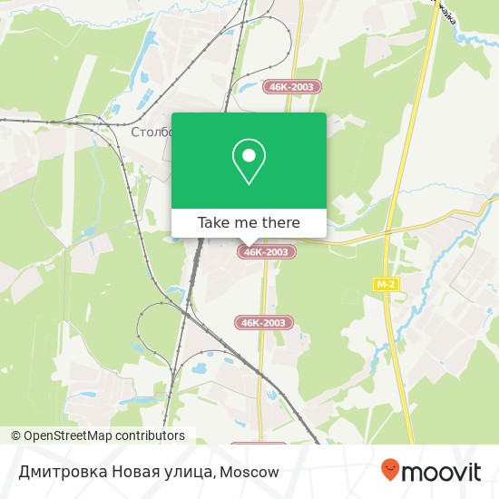 Дмитровка Новая улица map