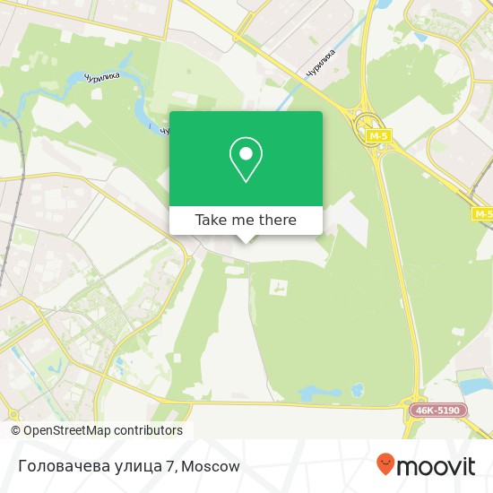 Головачева улица 7 map