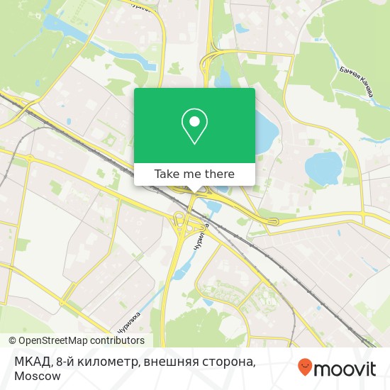 МКАД, 8-й километр, внешняя сторона map