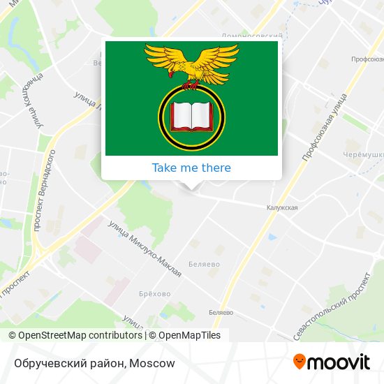 Обручевский район map