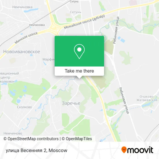 улица Весенняя 2 map