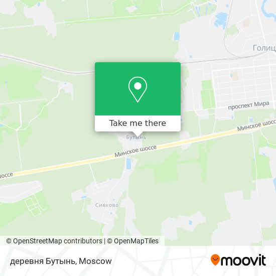 деревня Бутынь map