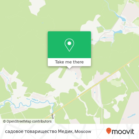 садовое товарищество Медик map