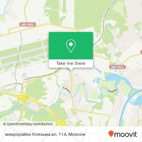 микрорайон Клязьма вл. 11А map