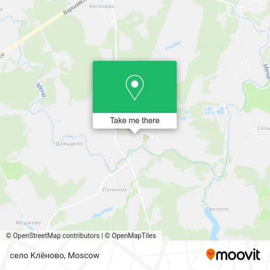 село Клёново map