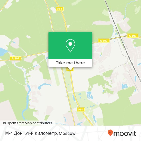 М-4 Дон, 51-й километр map