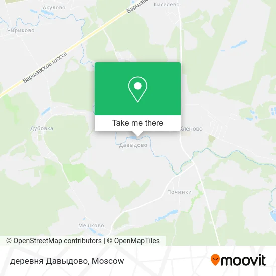 деревня Давыдово map