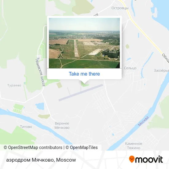 аэродром Мячково map