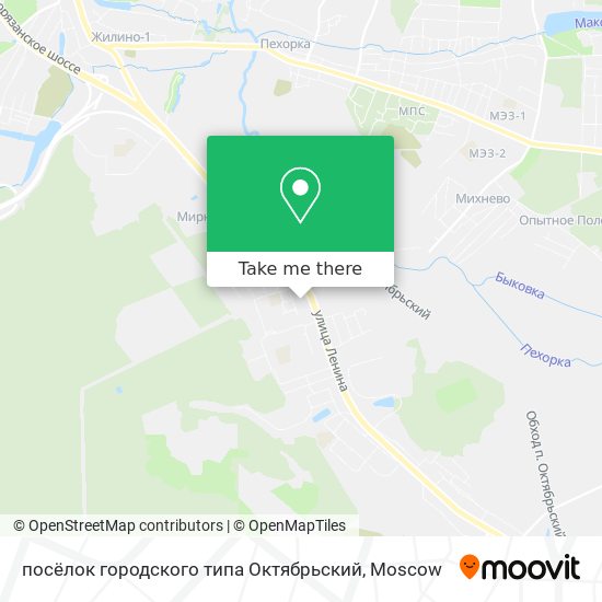 посёлок городского типа Октябрьский map