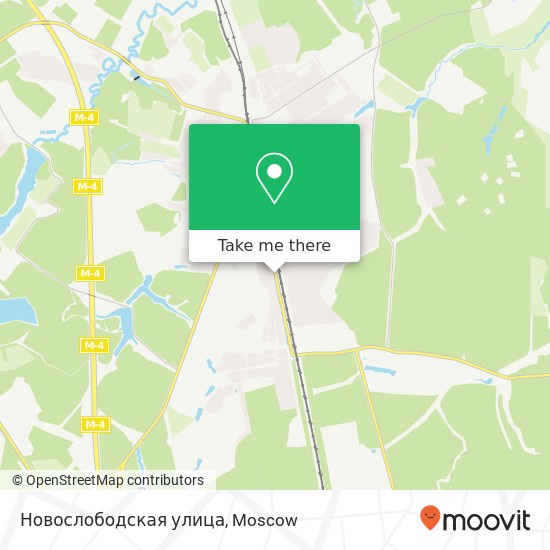 Новослободская улица map