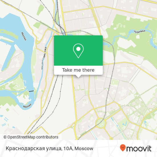 Краснодарская улица, 10А map