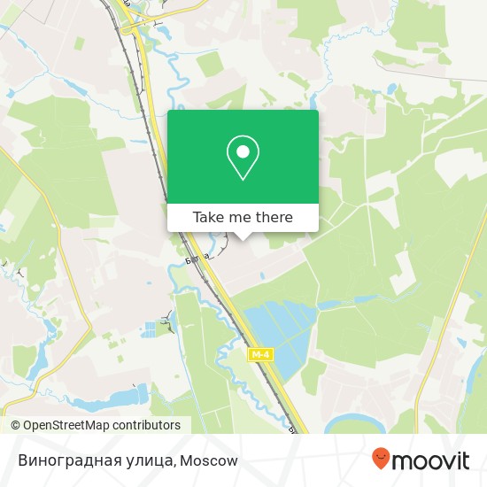 Виноградная улица map