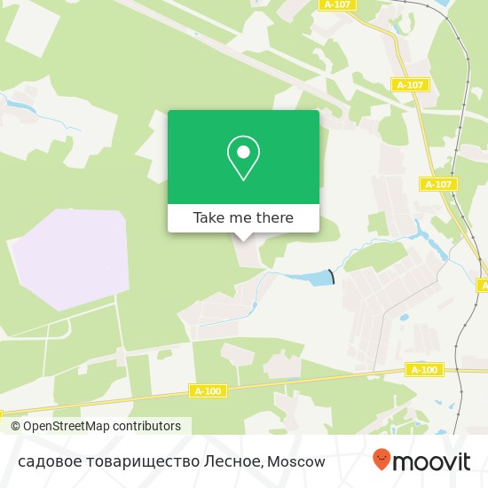 садовое товарищество Лесное map