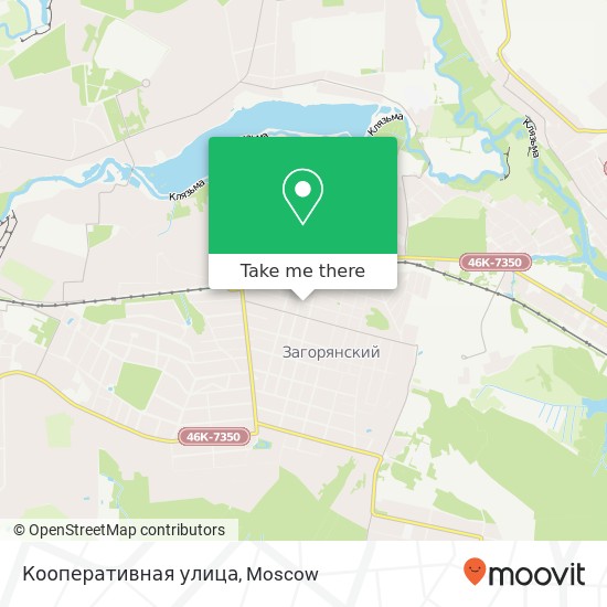 Кооперативная улица map