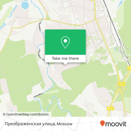 Преображенская улица map