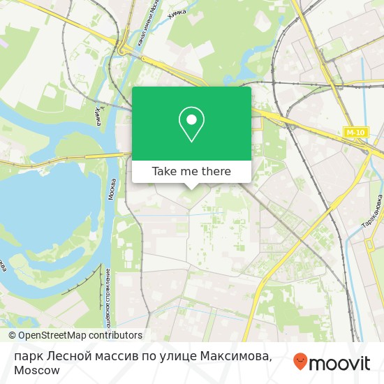 парк Лесной массив по улице Максимова map