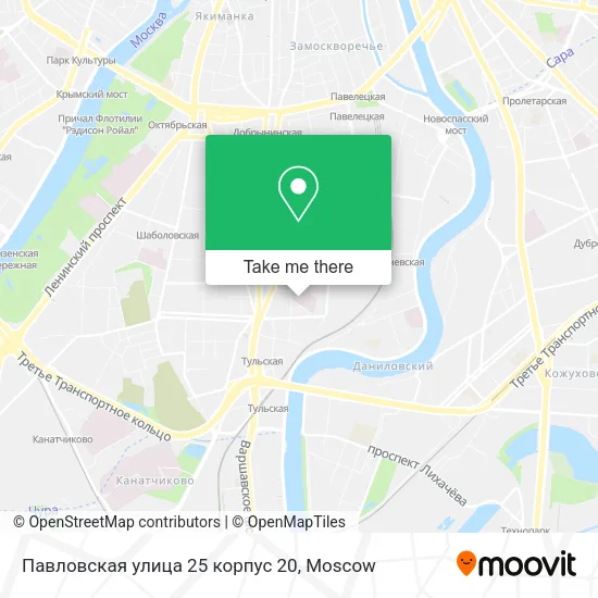 Павловская улица 25 корпус 20 map